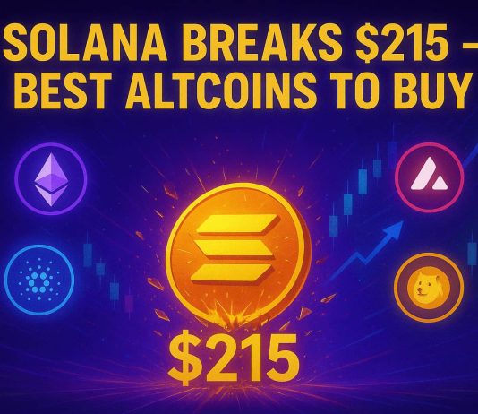 Greatest Altcoins to Purchase as Solana Breaks $215 in 6 Month First