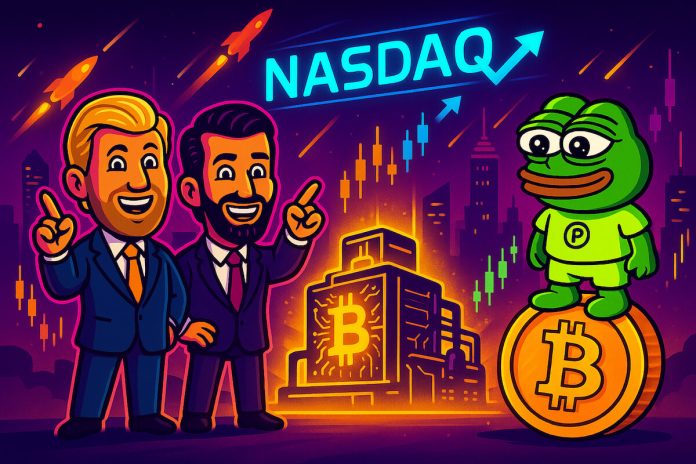 Trump-Backed American Bitcoin Eyes September Nasdaq Debut, Hyping Up the Pepenode Presale
