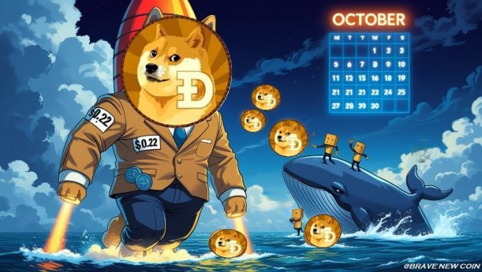 Dogecoin (DOGE) Value Prediction: Dogecoin Reclaims $0.22 as Good Cash Masses Up Forward of September?
