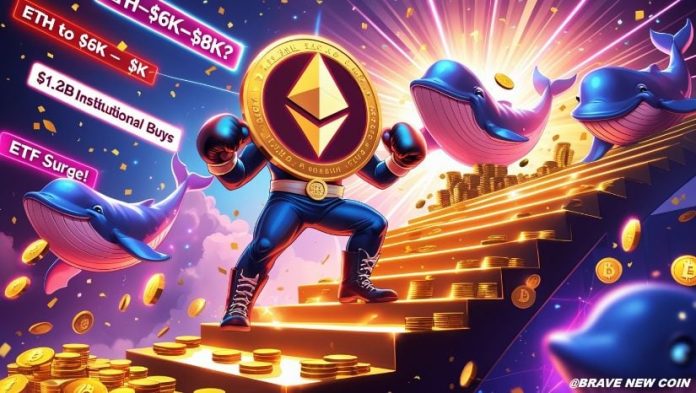 Ethereum (ETH) Value Prediction: Ethereum Targets $6K–$8K as $1.2B Institutional Buys Gasoline Breakout