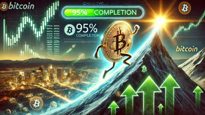 Bitcoin Bull Run Nears Its Climax: Cycle Peak Signifies 95% Completion