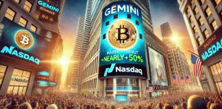 Bitcoin Alternate Gemini Makes A Splash On Nasdaq Debut,  Leaping Practically 50%