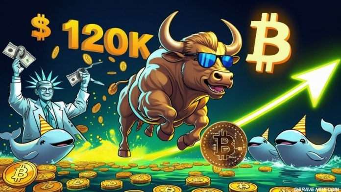 Bitcoin (BTC) Worth Prediction: Bitcoin Targets $120Ok After Help Break as Fed Price Reduce Fuels Rally