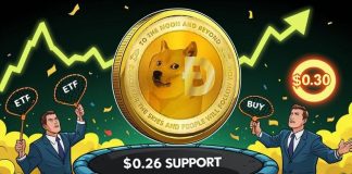 Dogecoin (DOGE) Worth Prediction: Dogecoin Holds $0.26 Assist, Poised for $0.30 Breakout After Robust Purchase Sign Dogecoin (DOGE) Worth Prediction: Dogecoin Holds $0.26 Assist, Poised for $0.30 Breakout After Robust Purchase Sign