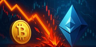 Crypto Leverage Whipeout: $600M+ In BTC & ETH Longs Liquidated