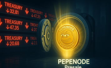 Crypto Treasury Shares Dump After New Investments, Bringing PEPENODE’s Presale Into the Highlight
