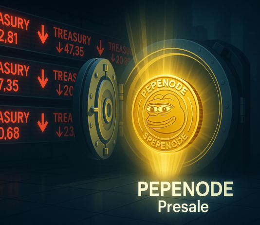 Crypto Treasury Shares Dump After New Investments, Bringing PEPENODE’s Presale Into the Highlight