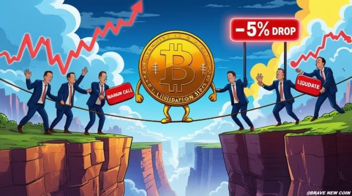 Bitcoin (BTC) Value Prediction: Analyst Warns Bitcoin Faces $12.5B Liquidation Threat If Value Drops 5%