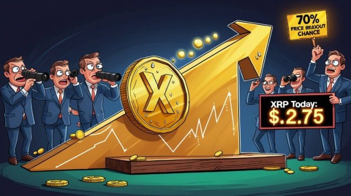 XRP Worth Prediction: XRP Falling Wedge Sample Indicators Breakout Towards $2.95