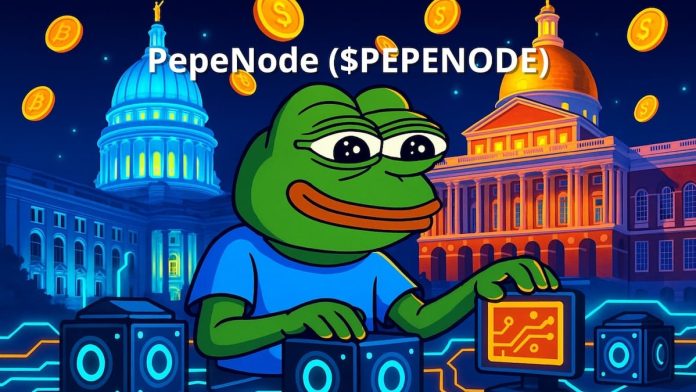Wisconsin and Massachusetts Spark Large Crypto Buzz as PEPENODE Presale Heats Up