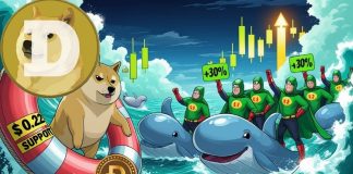 Dogecoin (DOGE) Value Prediction: Dogecoin Holds $0.22 Assist as Bulls Eye 30% Breakout Regardless of Whale Stress