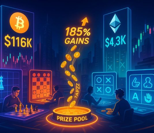 As $BTC and $ETH Rally, $TAPZI Provides Potential 185% Returns