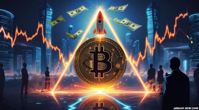 Bitcoin (BTC) Value Prediction: Bitcoin Climbs Above $117Okay, Targets $120Okay Symmetrical Triangle Breakout