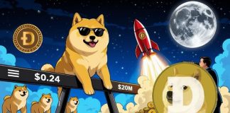 Dogecoin (DOGE) Worth Prediction: Dogecoin Holds $0.24 Assist as $20M ETF Inflows Gasoline Bullish Momentum Towards $1