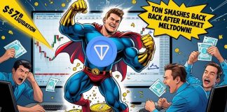 Toncoin (TON) Value Prediction: TON Slides 21% Regardless of Temporary Bounce After $7B Market Meltdown