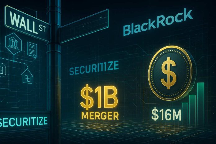 BlackRock’s Securitize Plans $1B Merger as $BEST Presale Soars Previous $16M