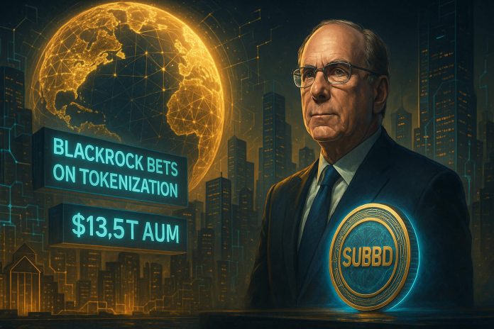 BlackRock CEO Predicts Tokenization Growth: SUBBD Token Brings It to Digital Content material