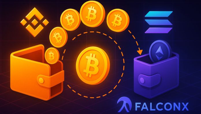 New Wallets Transfer Over $160M In Bitcoin From Binance And FalconX – Particulars
