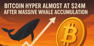 Bitcoin Hyper Virtually at $24M After Large Whale Accumulation Bitcoin Hyper Virtually at $24M After Large Whale Accumulation