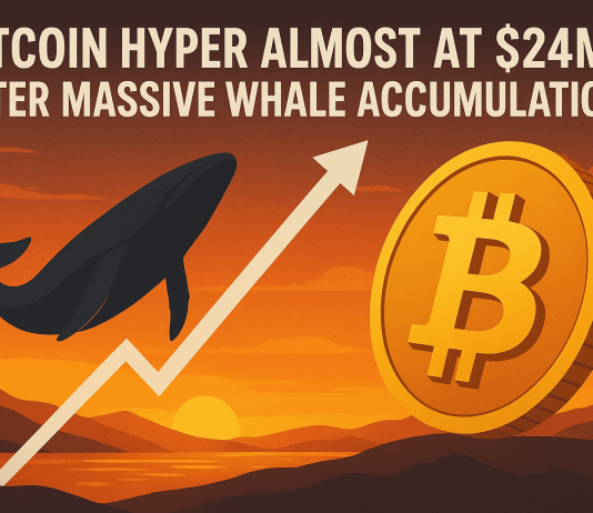 Bitcoin Hyper Virtually at $24M After Large Whale Accumulation Bitcoin Hyper Virtually at $24M After Large Whale Accumulation