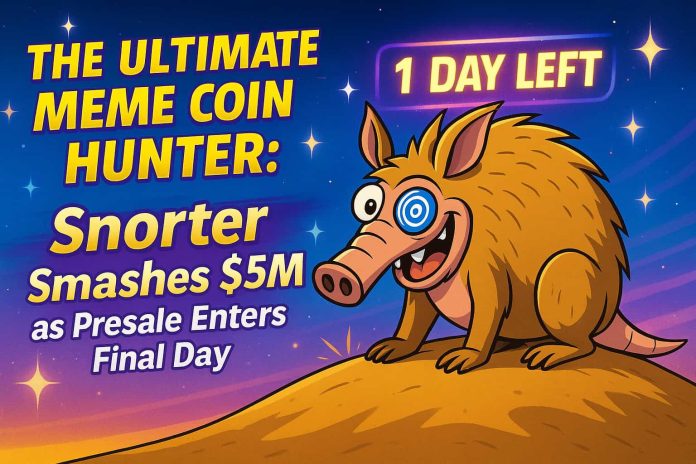 Just one Day Left: Snorter Bot Token Presale Smashes $5M and Eyes Alternate Launch