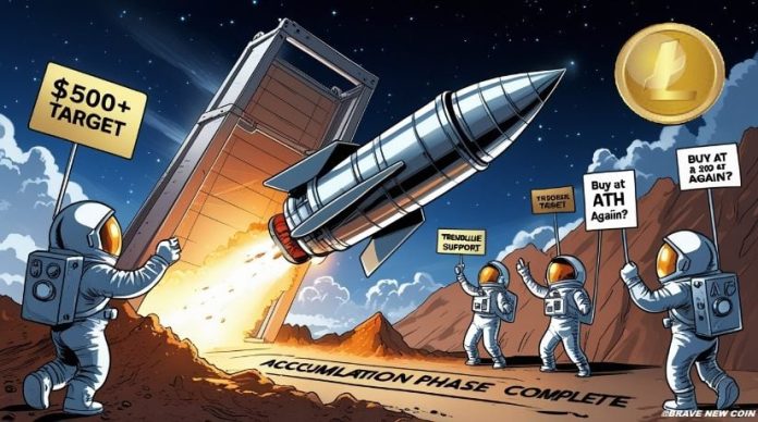 Litecoin (LTC) Value Prediction: Litecoin Poised for a Multi-Yr Breakout as Bulls Eye $500+ Targets