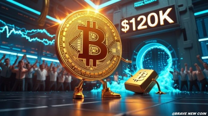 Bitcoin (BTC) Value Prediction: Bitcoin Builds Momentum Towards $120Ok as Gold Falls and Liquidity Increase Nears
