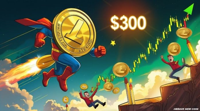 Litecoin (LTC) Value Prediction: Litecoin Targets $300 if Bulls Keep Momentum Above $100 Help