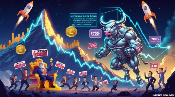 Litecoin (LTC) Value Prediction: Litecoin Bulls Goal $700 as 8-12 months Chart Formation Nears Breakout Zone