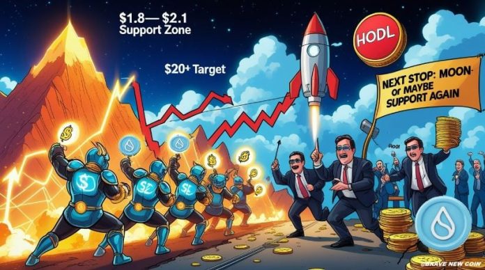 Sui (SUI) Worth Prediction: Will Bulls Flip the $2 Help Right into a Launchpad for a $20 Breakout?