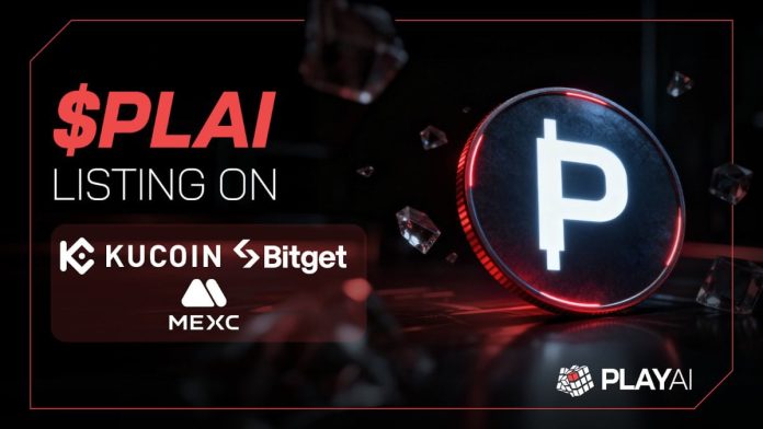 PlayAI to Listing $PLAI Token on KuCoin, Bitget and MEXC After $6.3M Increase and Mainnet Launch