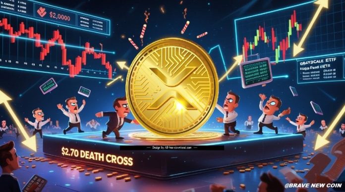 XRP Worth Prediction: XRP Faces Brief-Time period Ache After Dying Cross at $2.70, however Grayscale ETF Submitting Sparks Optimism