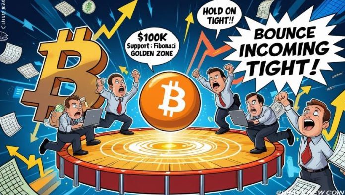 Bitcoin (BTC) Worth Prediction: Bitcoin Defends $100Okay Help as Fibonacci Golden Zone and Historic Patterns Sign a Potential Restoration Above $112Okay