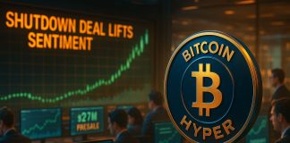 Finest Crypto Presale? $HYPER Nears $27M as Shutdown Deal Lifts Sentiment