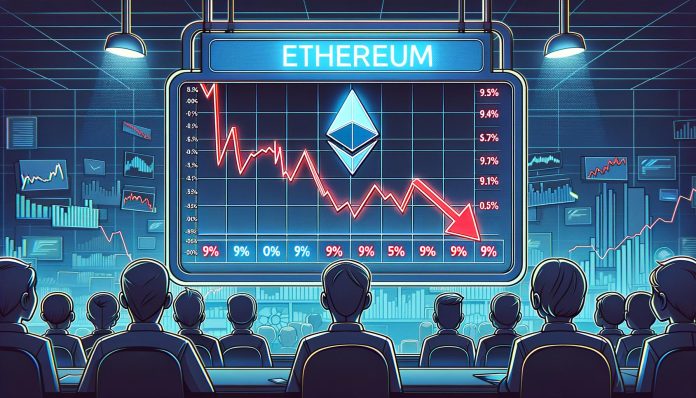 Ethereum Sheds 5% Amid Market Pullback, Elevating Dangers of Deeper Correction