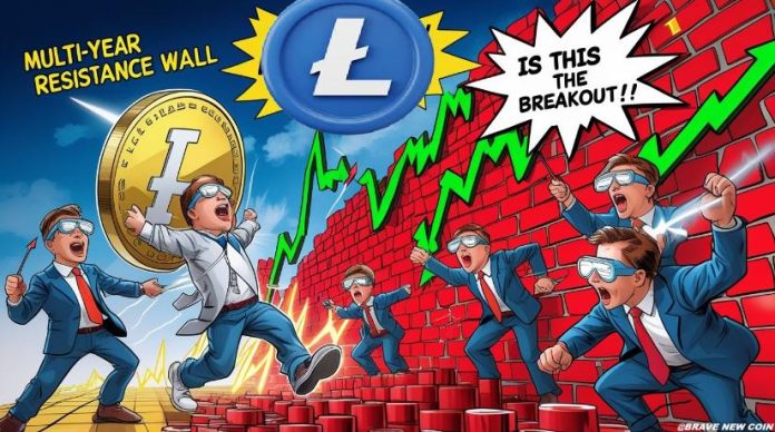 Litecoin Worth Prediction: LTC Worth Approaches Key Resistance as Multi-Yr Accumulation Strengthens Main Breakout Setup