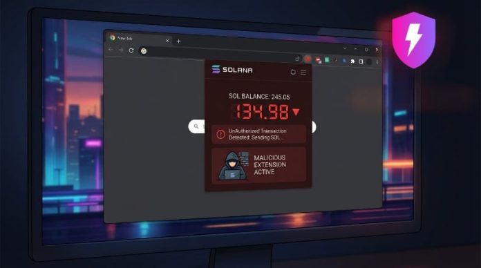 Malicious Chrome Extension Secretly Steals From Solana Merchants