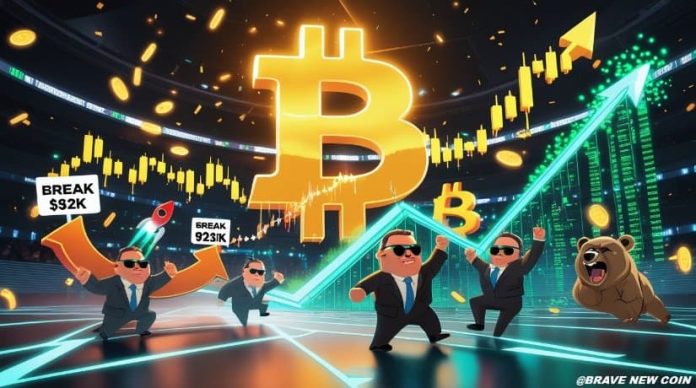 Bitcoin Value As we speak: BTC Value Battles Key $92Okay Ceiling With $100Okay Breakout Momentum Constructing