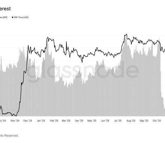 XRP Hit By Violent 59% Leverage Flush As Speculators Slam The Brakes