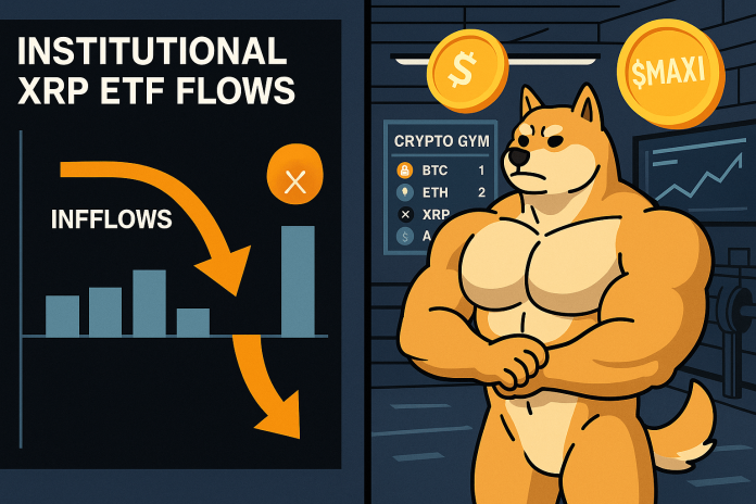 XRP ETFs Appeal to $756M as Worth Slides Towards $2, Meme Merchants Rotate Into Maxi Doge
