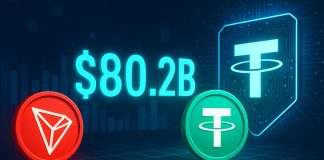 Tron Hits $80.2B Stablecoin Milestone After Tether Mints 1B USDT On The Community