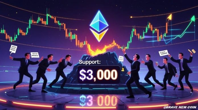 Ethereum (ETH) Worth Prediction: Ethereum Faces $3,000 Retest Forward of Potential Wave Three Breakout