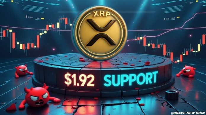 XRP Worth Prediction: XRP Exams Essential $1.92 Assist as Analysts Warn of Drop to $1 Amid ETF Inflows