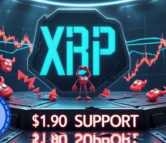 XRP Worth Prediction: XRP Consolidates Close to $1.90 Descending Triangle Goal as ETF Inflows Increase XRP Outlook