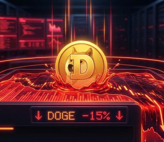Dogecoin (DOGE) Sinks Additional Into Purple as Momentum Turns Sharply Bearish