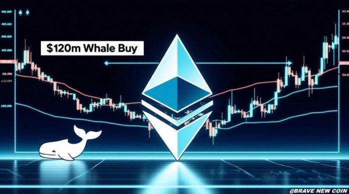 Ethereum Worth Prediction: ETH Worth Slips Beneath Momentum Whereas $120M Whale Purchase Sparks Market Debate