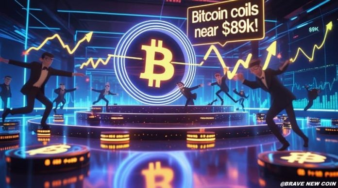 Bitcoin (BTC) Value Prediction: Bitcoin Coils Close to $89Okay With Choices Expiry Poised to Resolve Subsequent Development