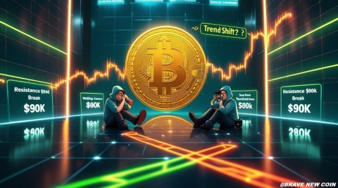 Bitcoin (BTC) Worth Prediction: Bitcoin Stalls Close to $88Okay as MACD Bullish Cross Hints at Development Shift