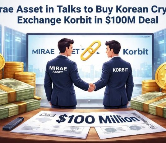 Mirae Asset in Talks to Purchase Korean Crypto Change Korbit in $100M Deal