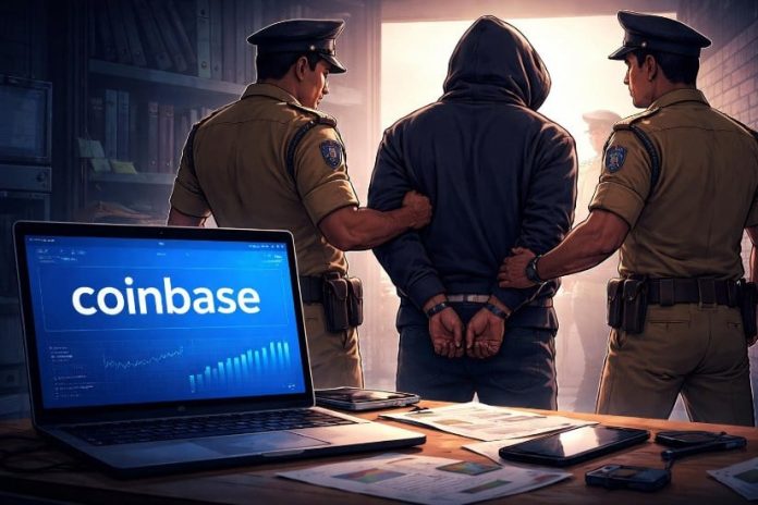 Coinbase CEO Pronounces First Arrest in India Over Insider Information Breach